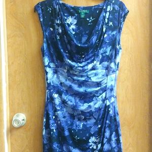 Ralph Lauren purple & lavender dress, size 10